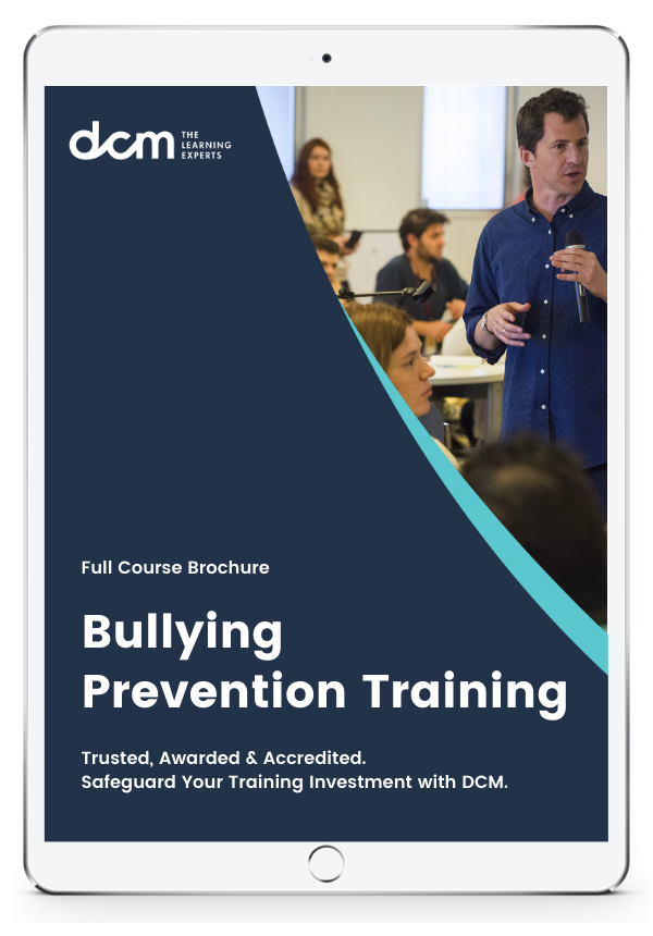 Get the  Bullying Prevention Training Full Course Brochure & Timetable Instantly